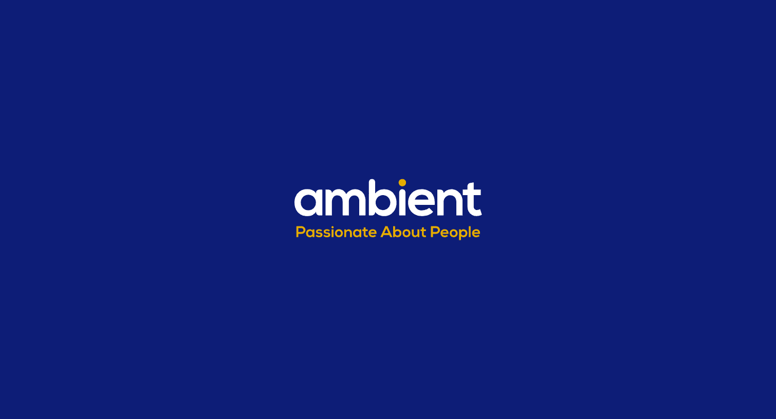 Ambient - Passionate about people - Cross Origin